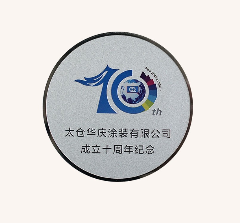 紀念幣視覺UV打印樣品